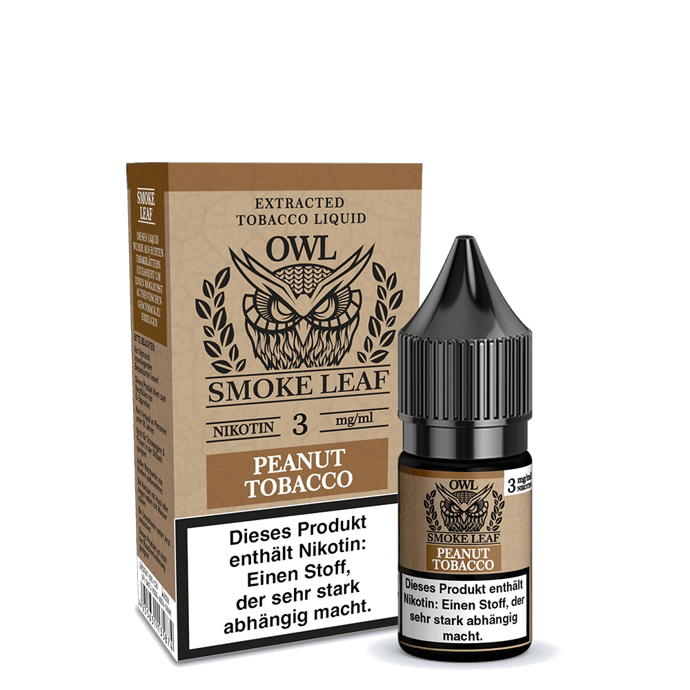 OWL Smoke Leaf Peanut Tobacco Liquid 3mg