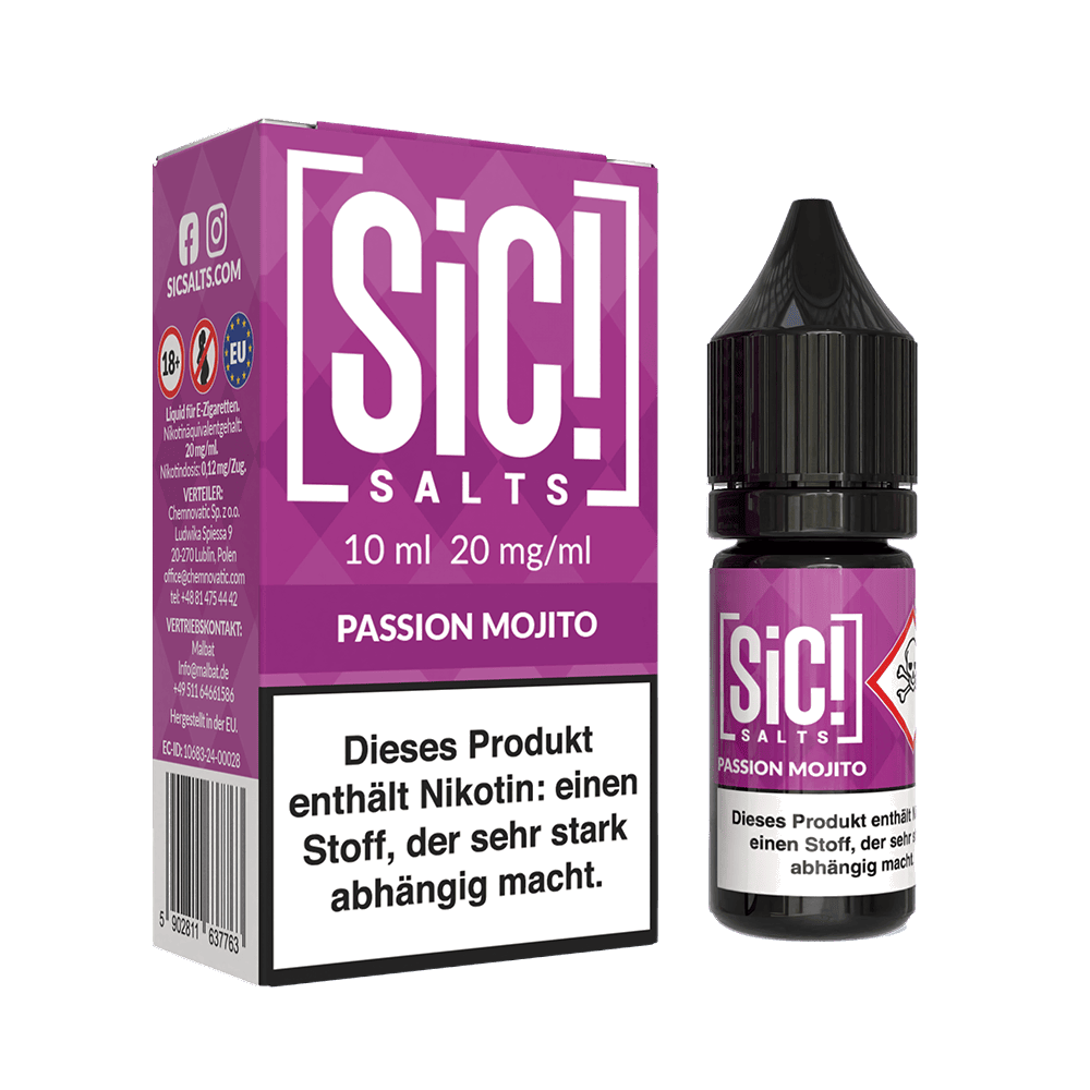 SIC Nikotinsalz Liquid - Passion Mojito - 20mg