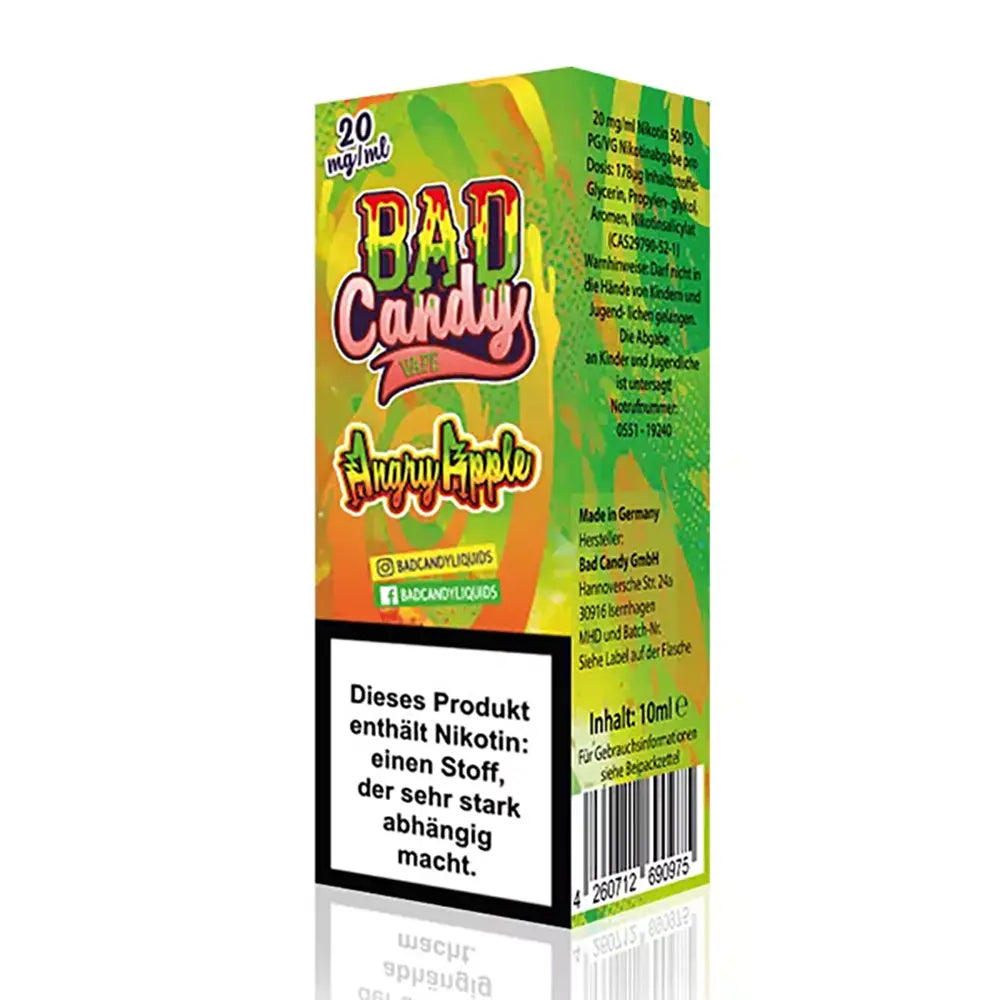 Liquid Angry Apple - Bad Candy Nikotinsalz