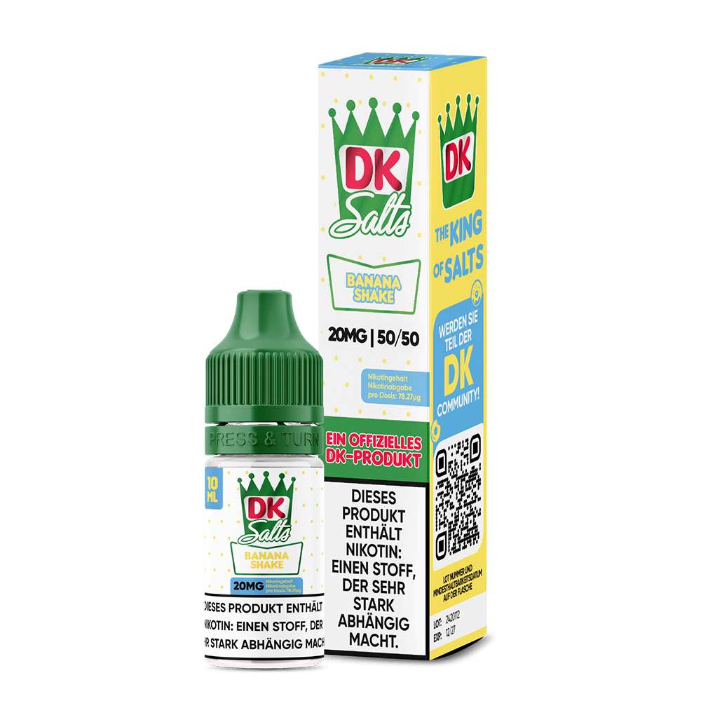 DK Salts Nikotinsalz Banana Shake 10ml