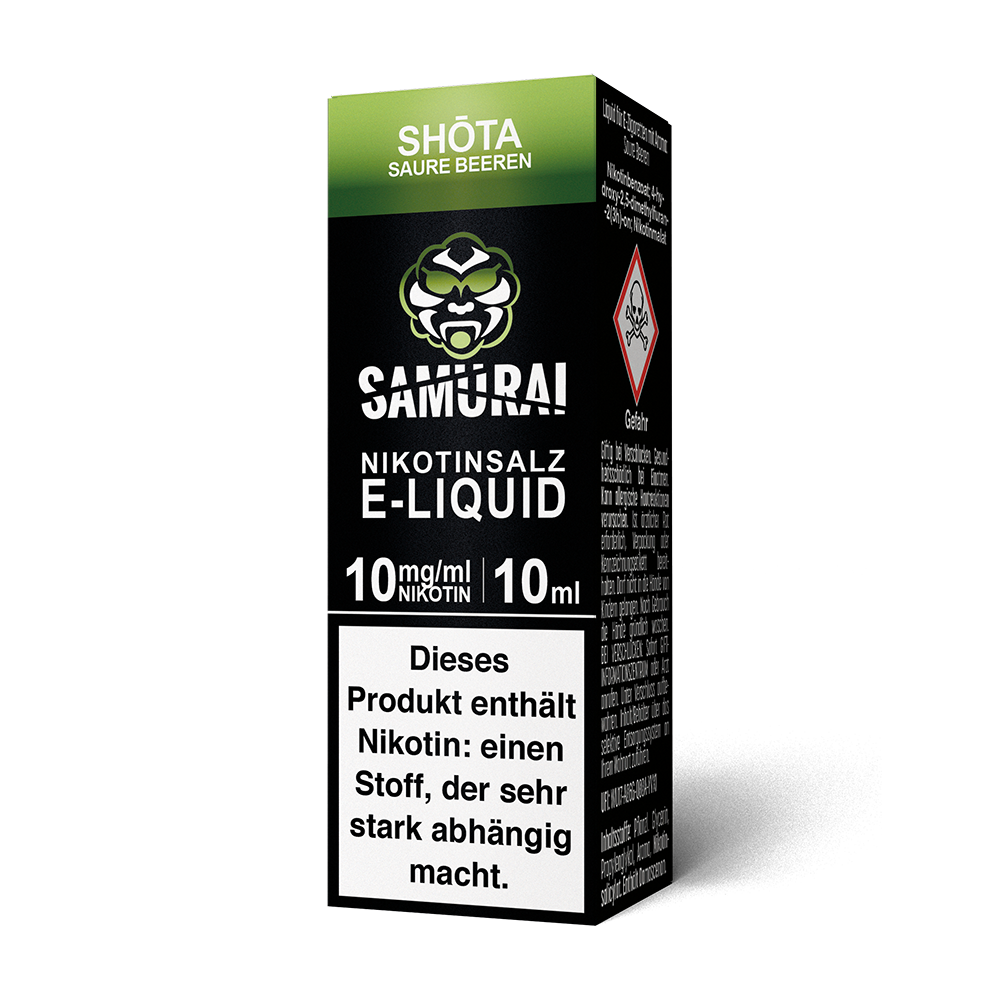 Liquid Shota Saure Beeren - Samurai Nikotinsalz