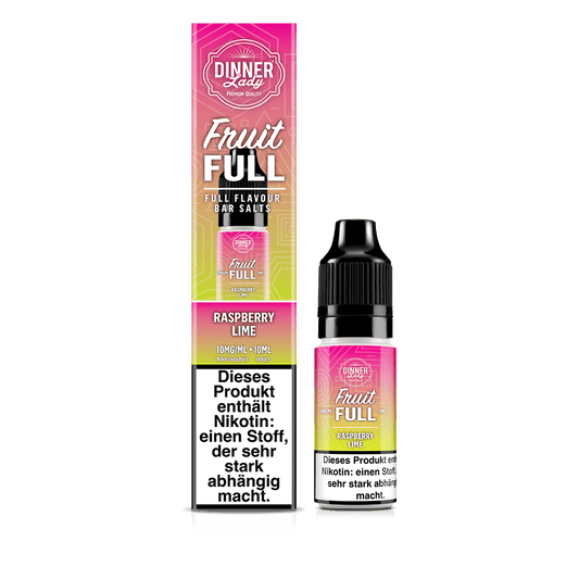 Liquid Raspberry Lime - Dinner Lady Fruit Full Nikotinsalz