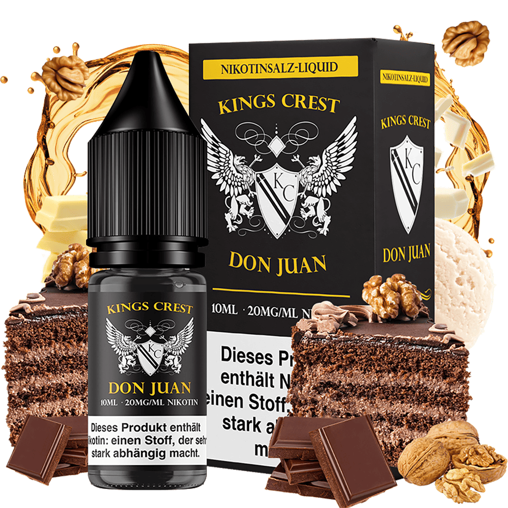 Kings Crest Nikotinsalz - Don Juan - 10ml Liquid