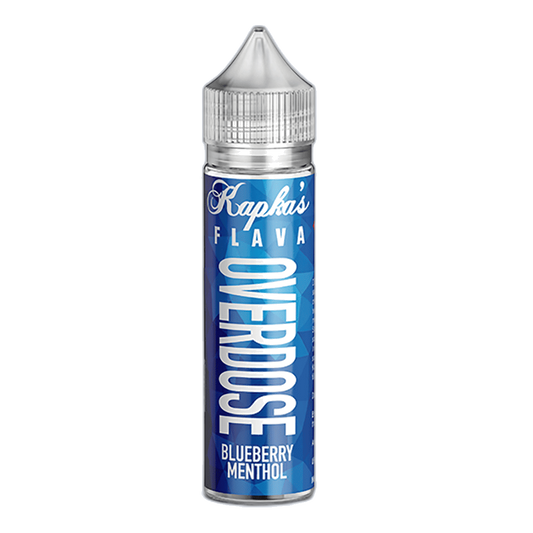Kapka`s Aroma Longfill - Blueberry Menthol Overdose - 6ml Aroma in 60ml Flasche