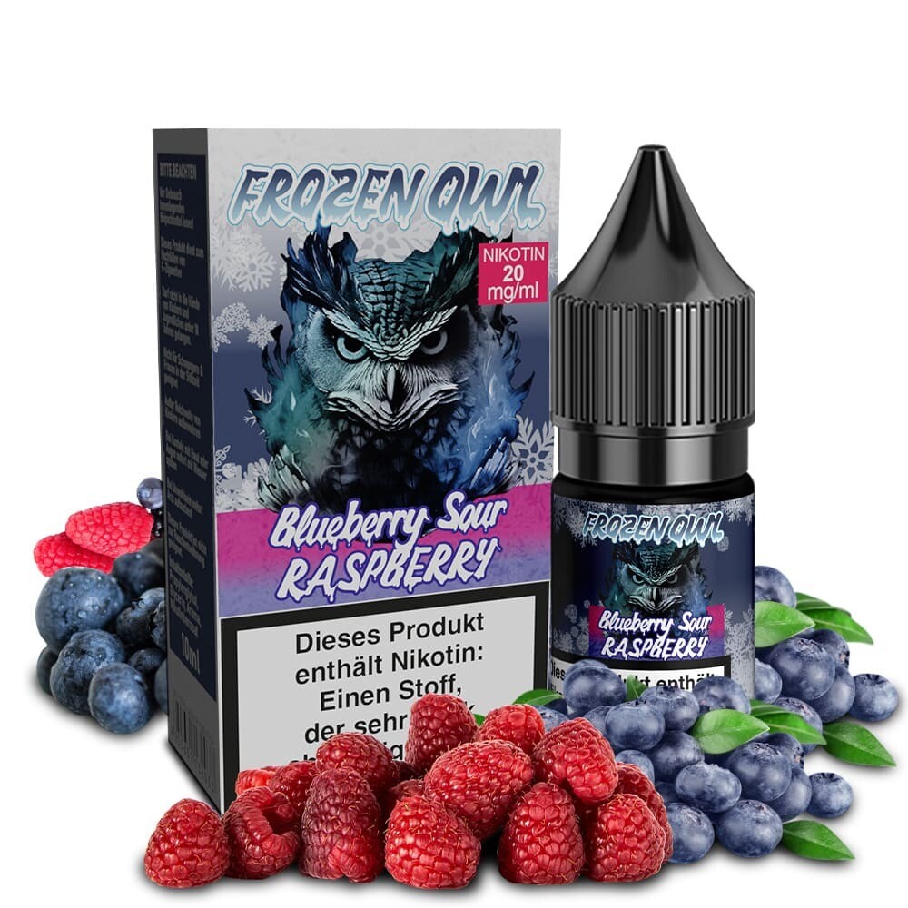 Liquid Blueberry Sour Raspberry - Frozen OWL Nikotinsalz