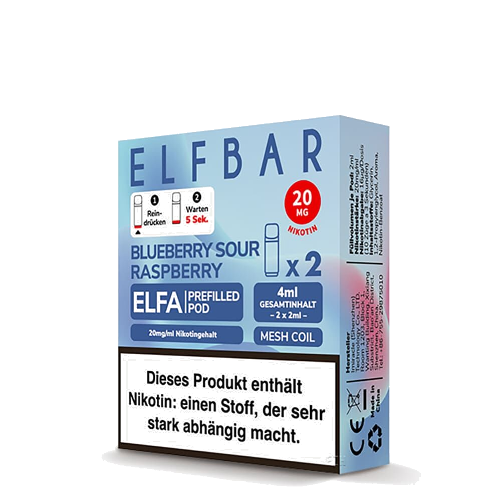 ELFBAR Elfa Pods alle Sorten