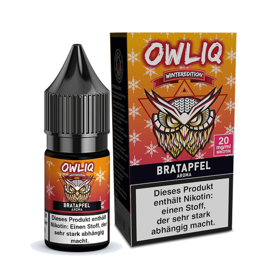 OWLIQ Nikotinsalz Weihnachtsedition - Bratapfel - 20mg