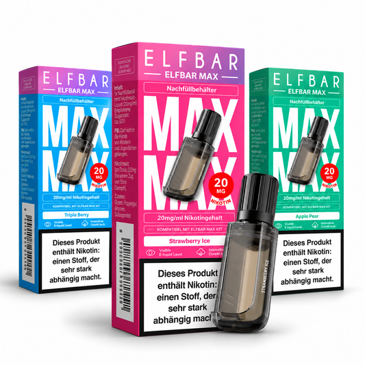 Elfbar MAX Refill Pods alle Sorten 20mg