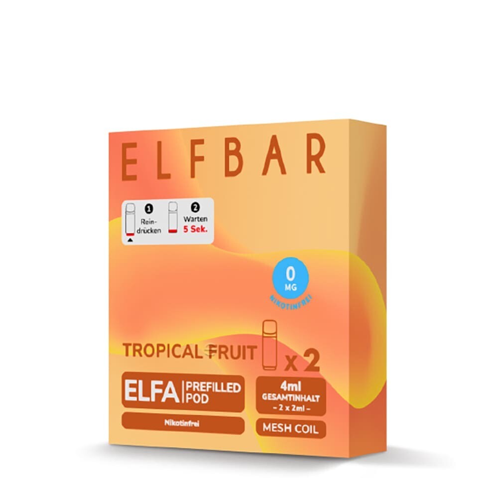 ELFBAR Elfa nikotinfrei Pods alle Sorten