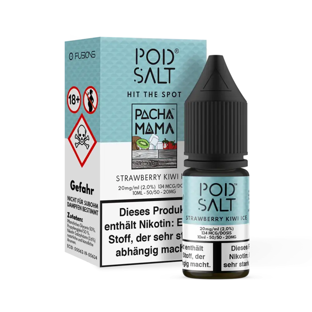 Liquid Strawberry Kiwi Ice - Pod Salt Fusion Nikotinsalz