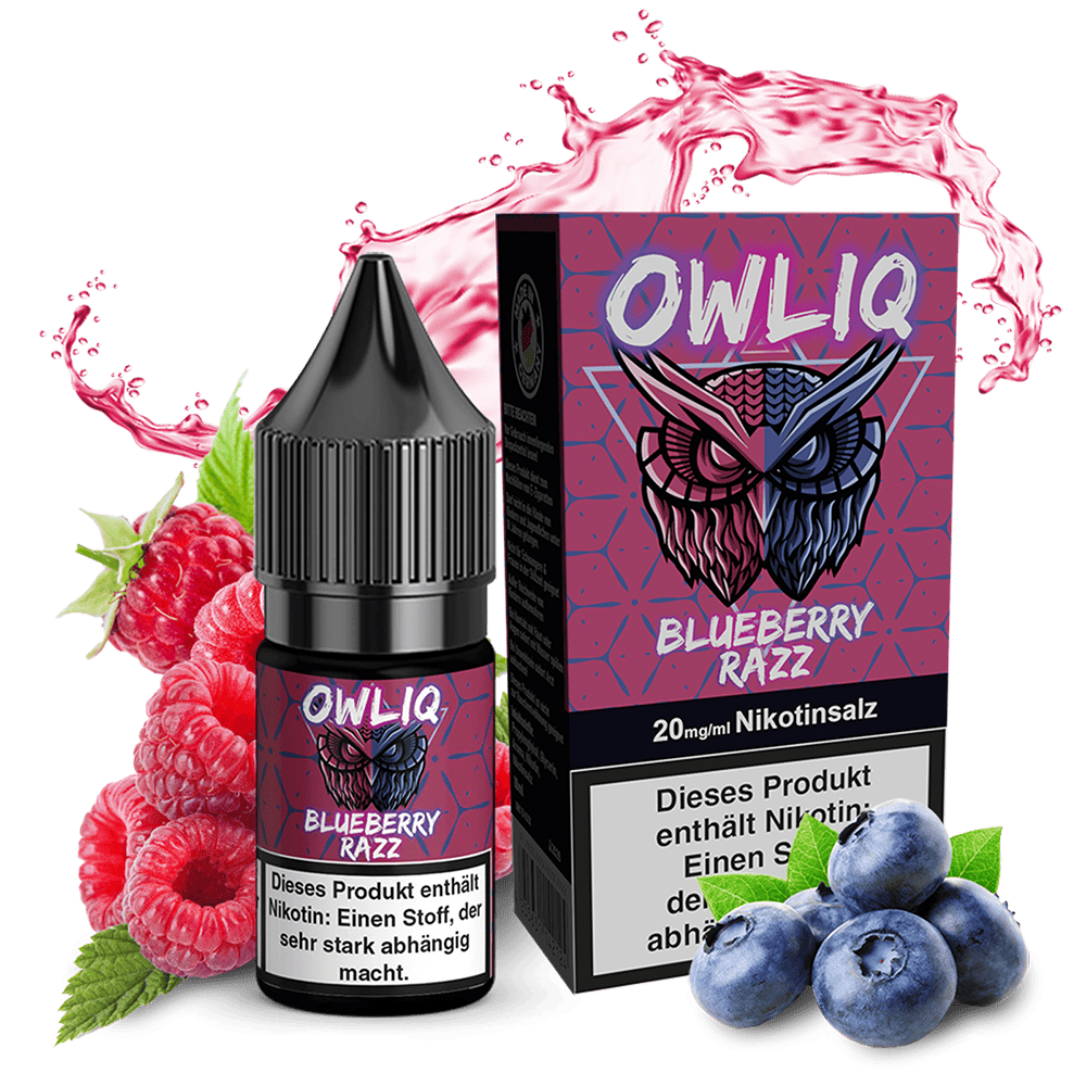 Liquid Blue Razz - OWLIQ Nikotinsalz