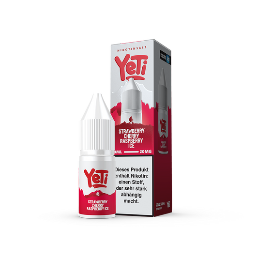 Liquid Strawberry Cherry Raspberry Ice - Yeti Summit Nikotinsalz