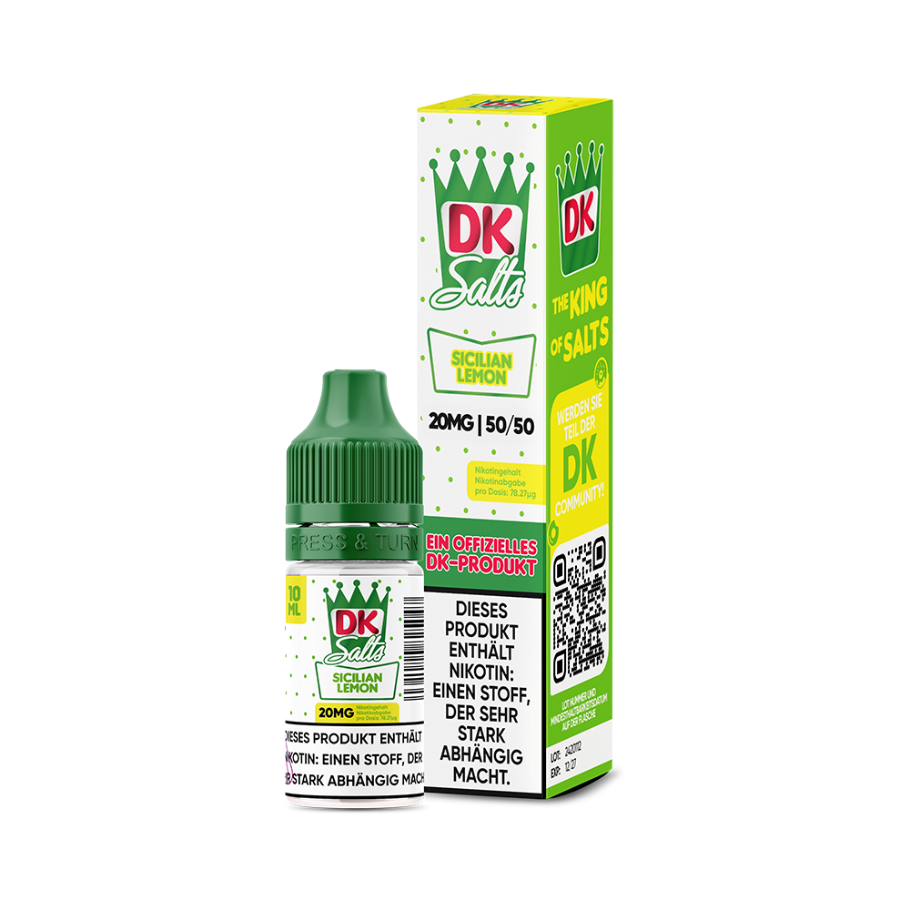 DK Salts Nikotinsalz - Sicilian Lemon - Liquid 10ml