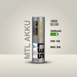 Golisi L35 Akku 18650 3500mAh/10A